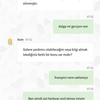 Showbet Keyfe Bakiye Silme