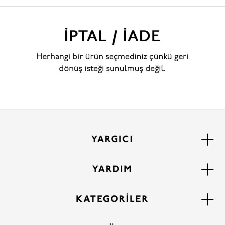 Yargıcı Site İade Yapılamıyor