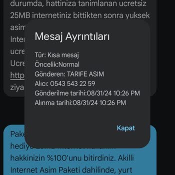 Vodafone'un Fatura Aşımı ve İzinsiz Ek Paket Sorunu