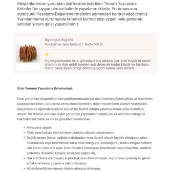 Trendyol Yorum Yasağı İzin Verilmedi