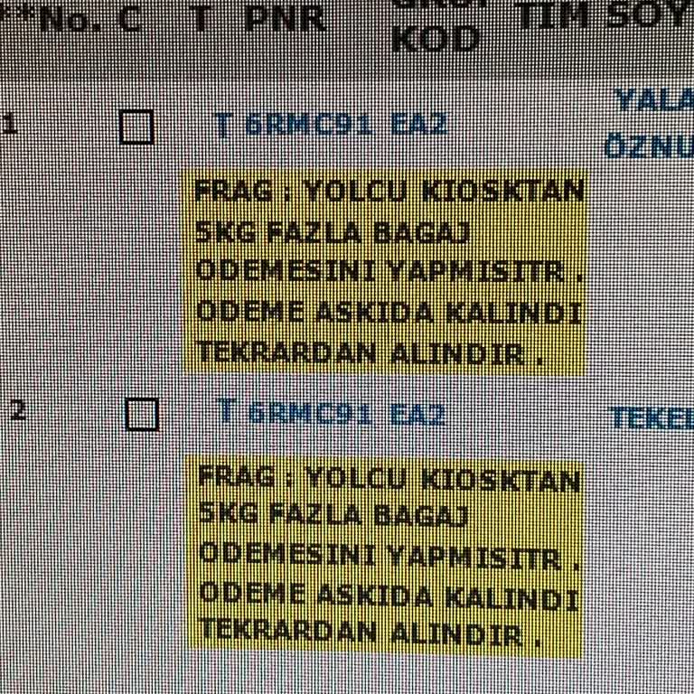 Pegasus Bagaj Aşım Ücreti