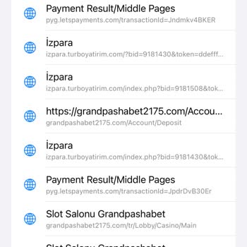 GrandPashaBet Papara Hesabımdan Çekilen Para