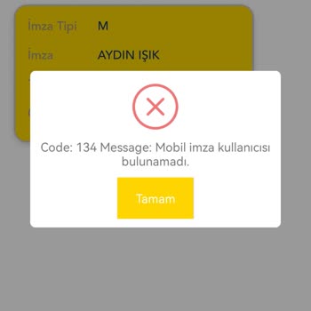 Mobil İmza Sorunu ve Yetersiz Müşteri Hizmetleri