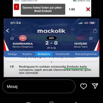 Nesine Den Oynadığım Maç Sistemde Kaybetmiş Görünüyor.