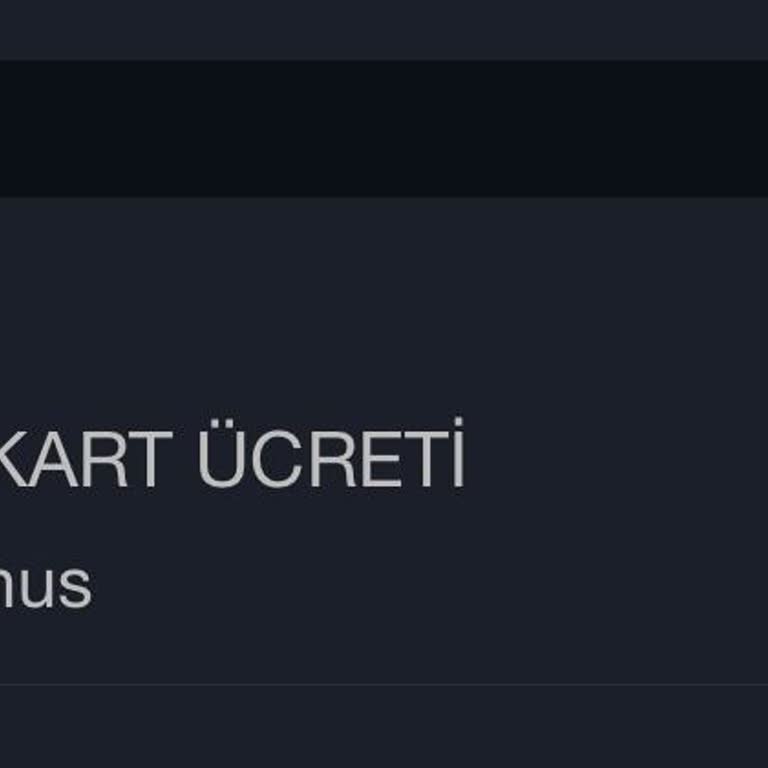 Garanti BBVA Yıllık Kart Ücreti