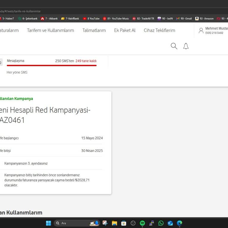 Vodafone'dan Yanıltıcı Fatura Şoku: 12 Ay Sabit Fiyat Sözüne Rağmen Artan Ücret