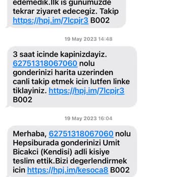 Hepsijet Kargomu Geri Gönderdi