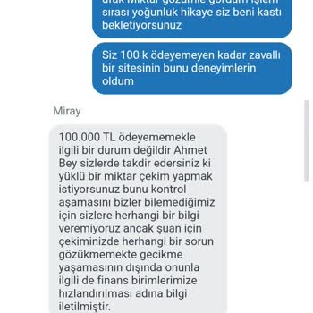 Betivo 100 K Ödeyemiyor Bekletiyor...