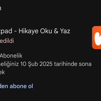 Wattpad Yıllık Abonelik Çekildi Fakat Uygulamayı Kullanamıyorum. Ücret İadesi?