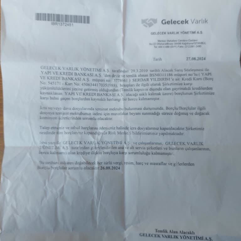 Yapı Kredi Bankası Hesap Blokesi Sorunu