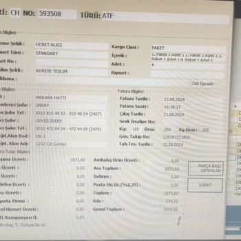 MNG Kargo Fazladan Ödetilen Paranın İptali