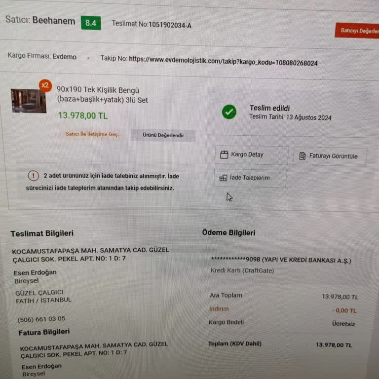 Koçtaş İade Sürecinde Yaşanan Gecikme Ve Mağduriyet