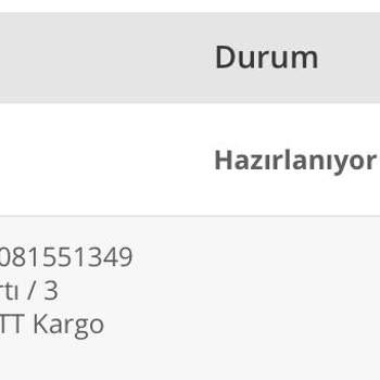 İsem Kitap Ürünlerim Kargoya Verilmedi
