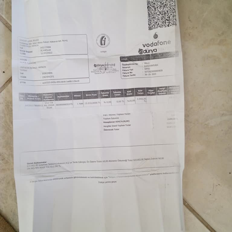 Vivo Y 36 Telefon Kasko