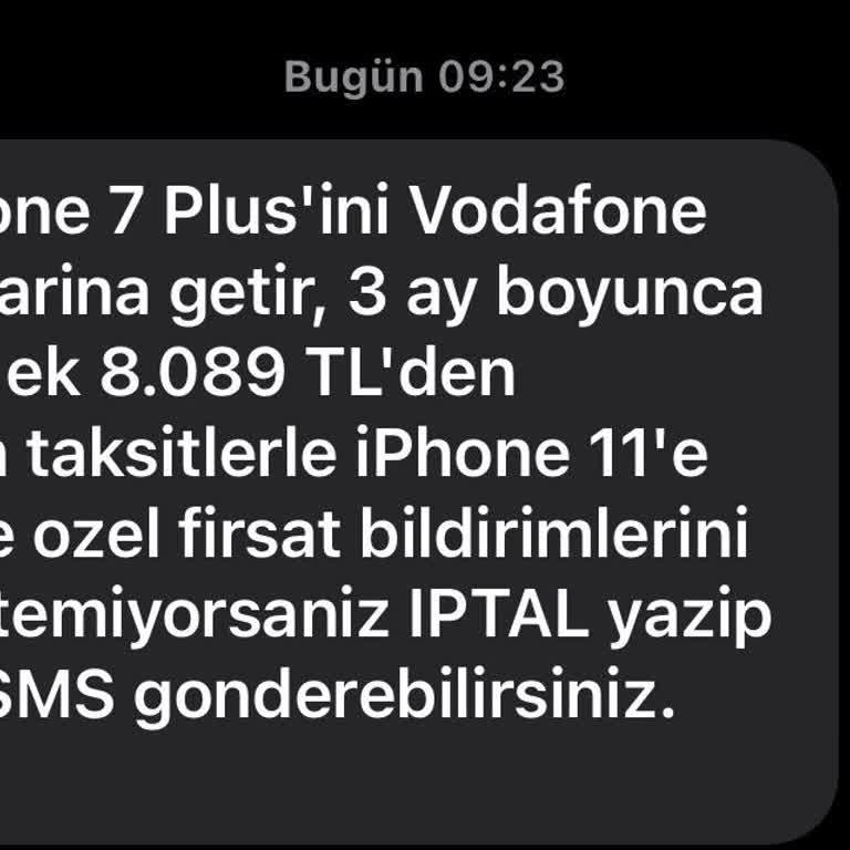 Vodafone Kampanya Yanıltmacası: iPhone 11 Teklifi Gerçekleşmedi