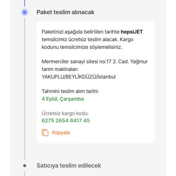 Hepsijet Kargo İademi Almaya Gelmiyor