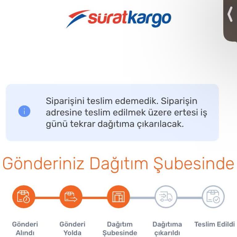 Sürat Kargo Sultanbeyli Şubesi Adres Hatalarıyla Bıktırdı