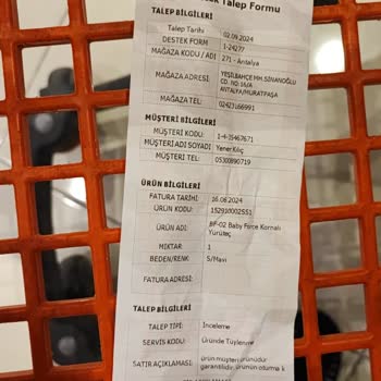 Civil Mağazacılık Baby Force Yürüteçte Esnek Kumaş Problemi