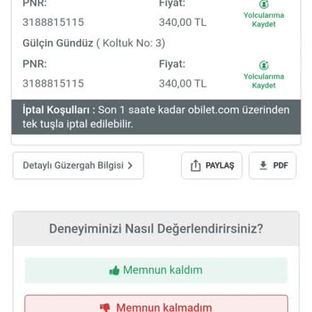 Obilet Bilet İptal Hak İhlali