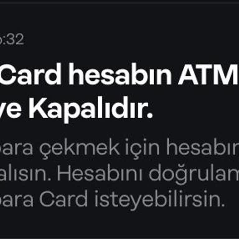 Papara Hesabımdan Para Çekemiyorum