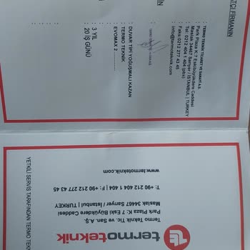 Termo Teknik A. Ş Verdiği Garantinin Arkasında Durmuyor.