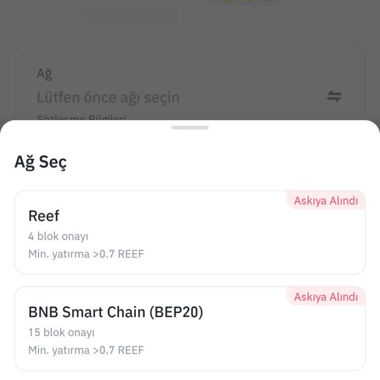 Binance TR Reef Te Bizi Mağdur Etti