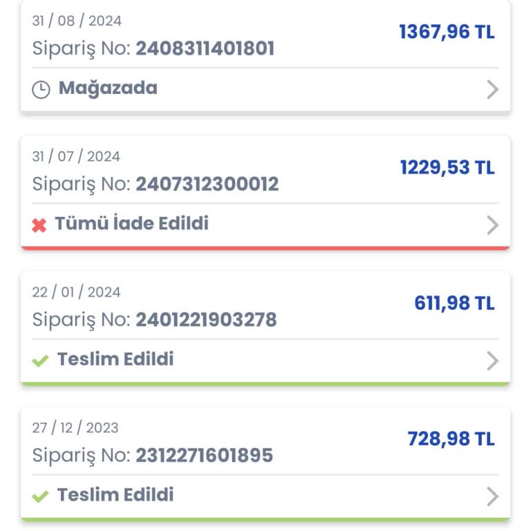 LCW Ürün Teslim Edilmedi