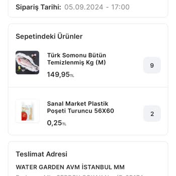 Migros Sanal Market Sipariş İptali