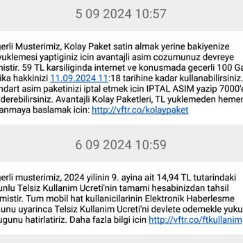 Vodafone'un Yetkisiz Ücretlendirme ve Yetersiz Müşteri Hizmeti