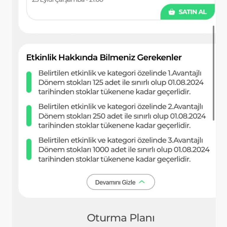 Bubilet Konser Biletimi İptal Etmiyor