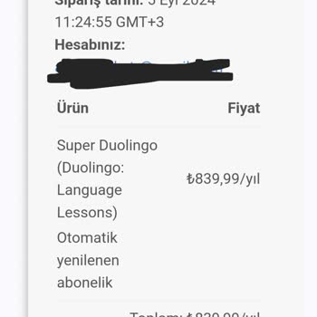 Duolingo Para İadesi Talebi