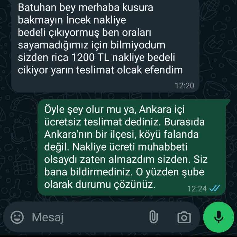 Modalife Ankara Teslimat Ücreti