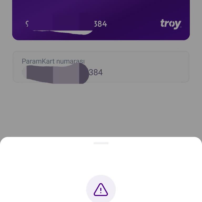 Param Kart Eklenmiyor
