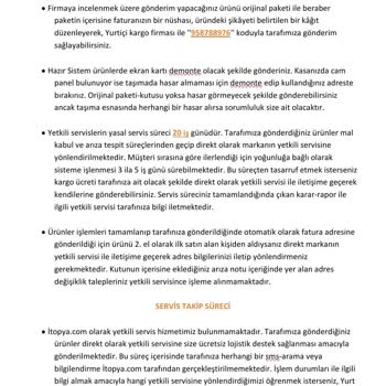 İtopya Bilgisayar İtopya Monitör Arızalı Kargo Teslim Almadı Tamir Surecini Yapmadılar