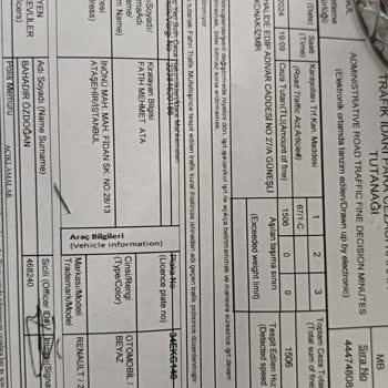 Getir Araç Sorumsuzluğu