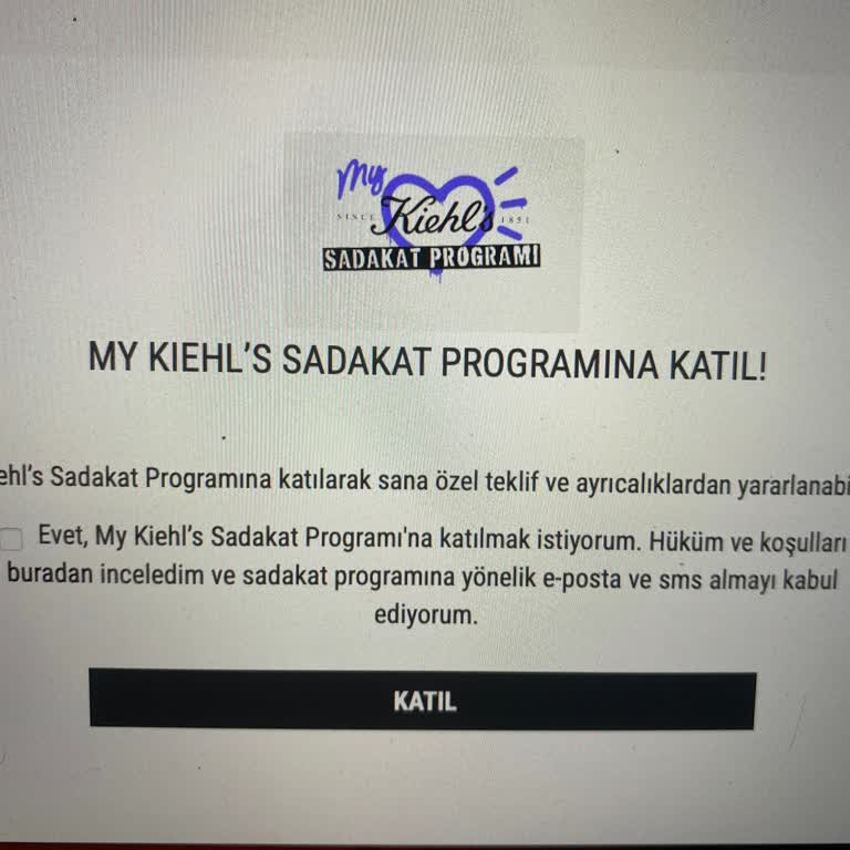 Kiehl's App Sorunu Ve Kayıp Puanlarım