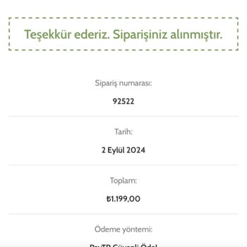 Melina Butik Ürünüm Gelmedi, Param İade Olmadı İnanmayınız