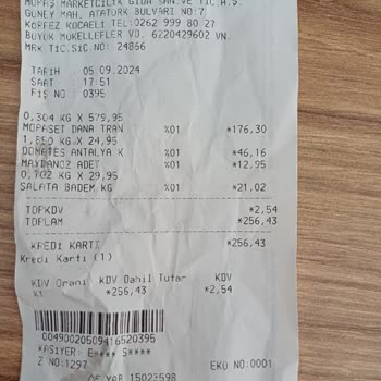 Mopaş Kocaeli Körfez Şubesi Bozuk Et