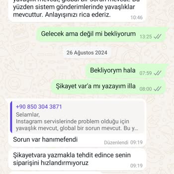Sosyalmarka.com'dan Şikayetçiyim Instagram Takipçilerim Gelmedi