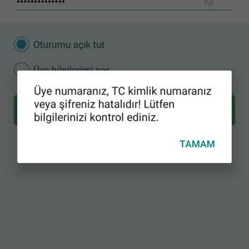 Nesine Şifre İşlemleri Sorunum