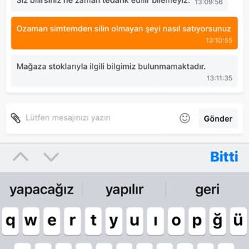 Migros Sanal Peşin Ücreti Alıp Ürün Sıkıntısı