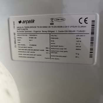 Arçelik Buzdolabı Sorunu: 16 Kilo Et Ziyan Oldu!