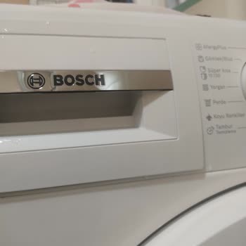 Yeni Aldığım Bosch Çamaşır Makinesi İlk Kullanımda Sorun Çıkardı