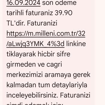 Millenicom Fatura Ve Hizmet Sorunları
