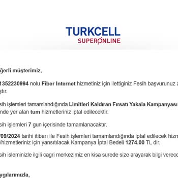 Superonline'nın Hatası Ve Nakil Yapamaması Ve Ceza Kesmesi