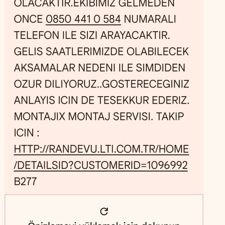 Montajix Montaj Yapmadılar. Sorunu Çözecek Muhatap Yok