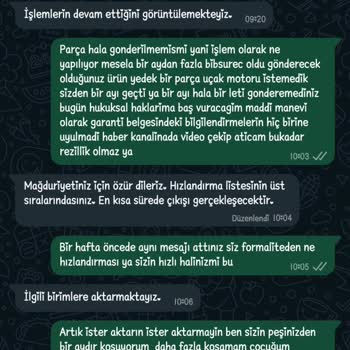 Awox Üretici Firmadan Kaynaklı Arıza Sonucu Yedek Parçanın Gönderilmemesi