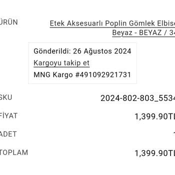 Juste Studio Juste Markası İade Ettiğim Ürünün Parasını Yatırmadı