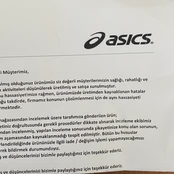SPX Asics Diye Aldım Pazar Ayakkabısı Çıktı