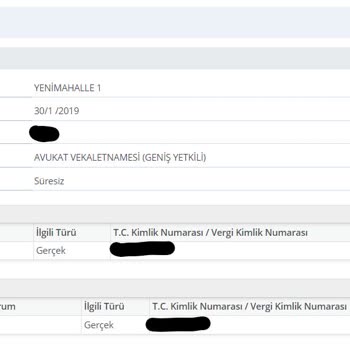 EminOtomotiv Eminevim Benden Habersiz Avukata Süresiz Vekalet Çıkarmış